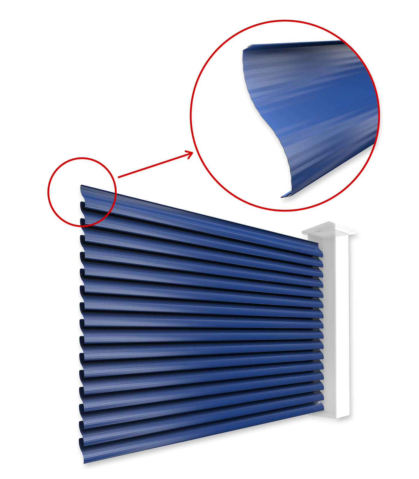 Ламели Еврожалюзи для забора-жалюзи в Павлодаре