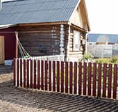 Фото 1 забора из штакетника, Павлодарская область, Калкаман