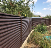 Фото 1 забора из штакетника, Павлодарская область, Ефремовка