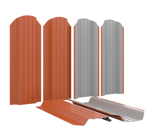 Металлоштакетник для забора П-образный Широкий в Павлодаре